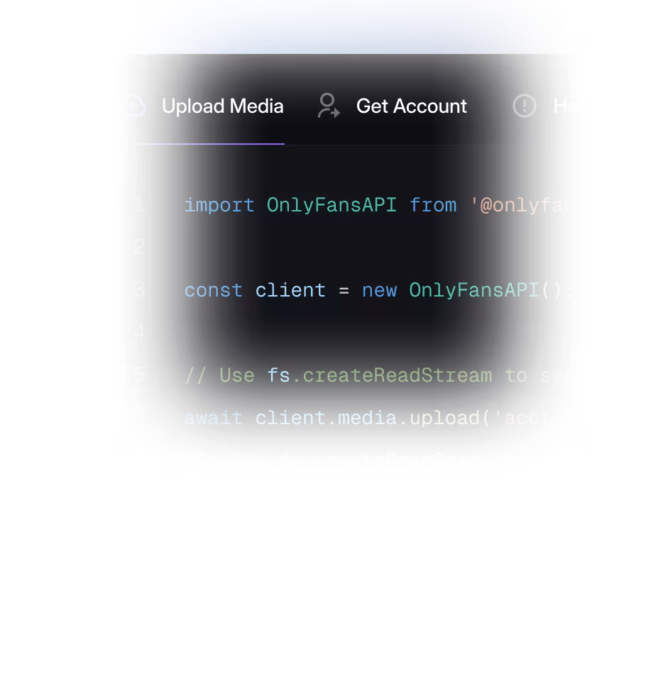 Screenshot of the OnlyFans API reference